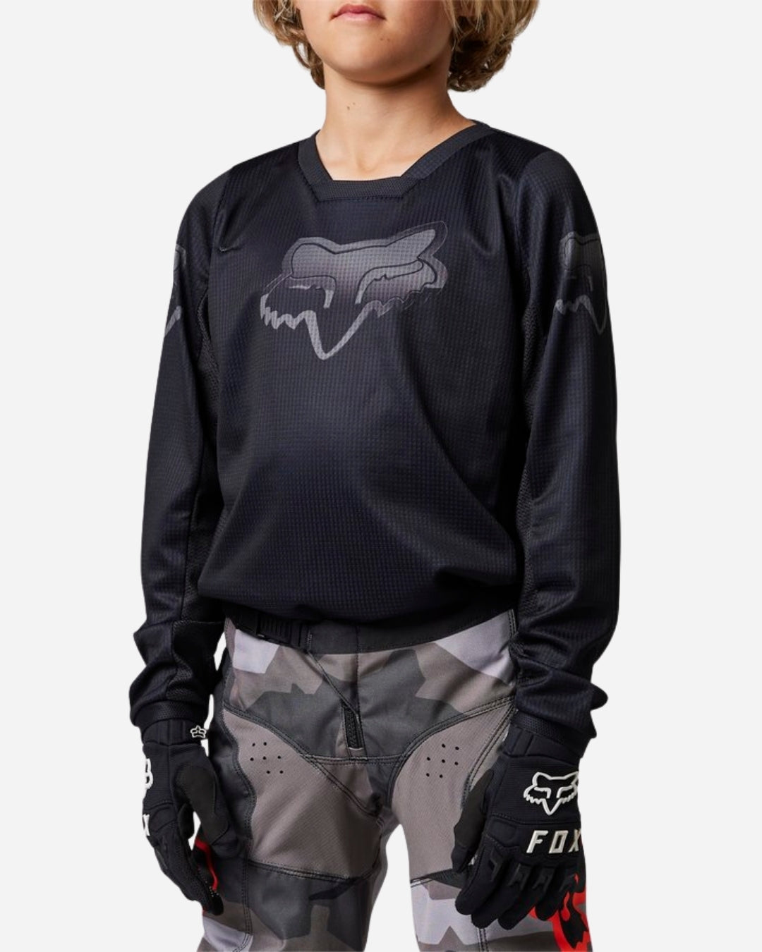 Maillot enfant Fox Racing Blackout - Noir