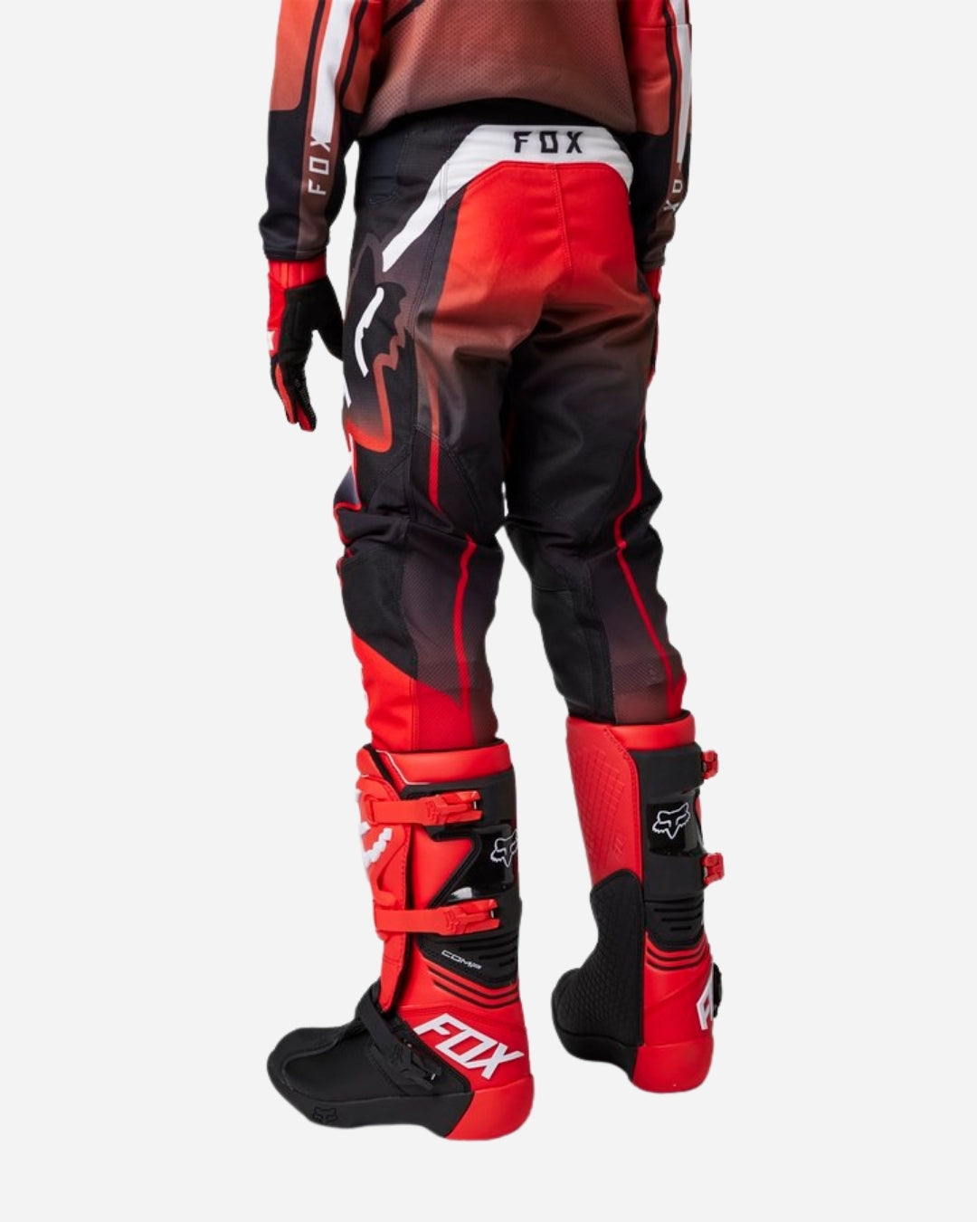 Pantaloni Fox Racing 360 Vizen Youth - Rosso fluorescente