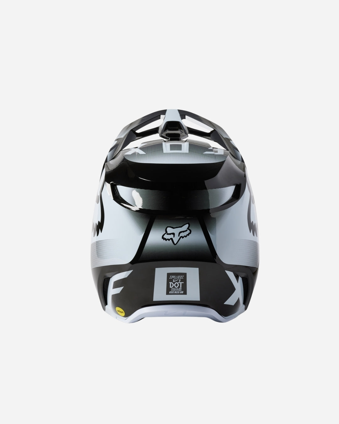 Casque enfant Fox Racing V1 Leed - Noir/Blanc