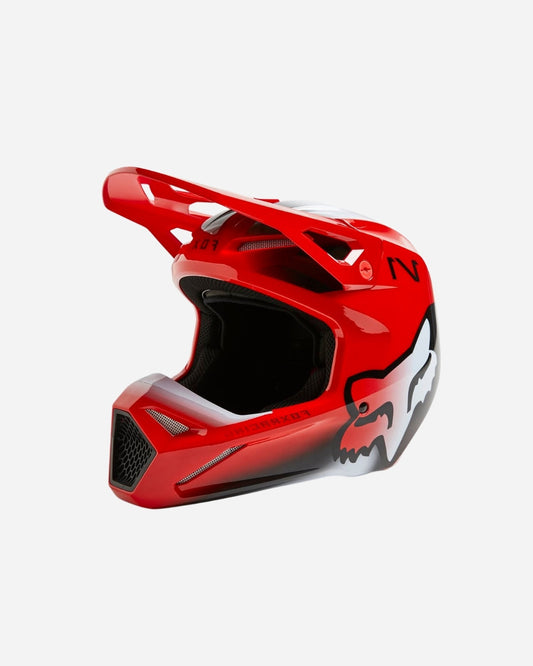 Casque enfant Fox Racing V1 Toxsyk - Jaune fluo
