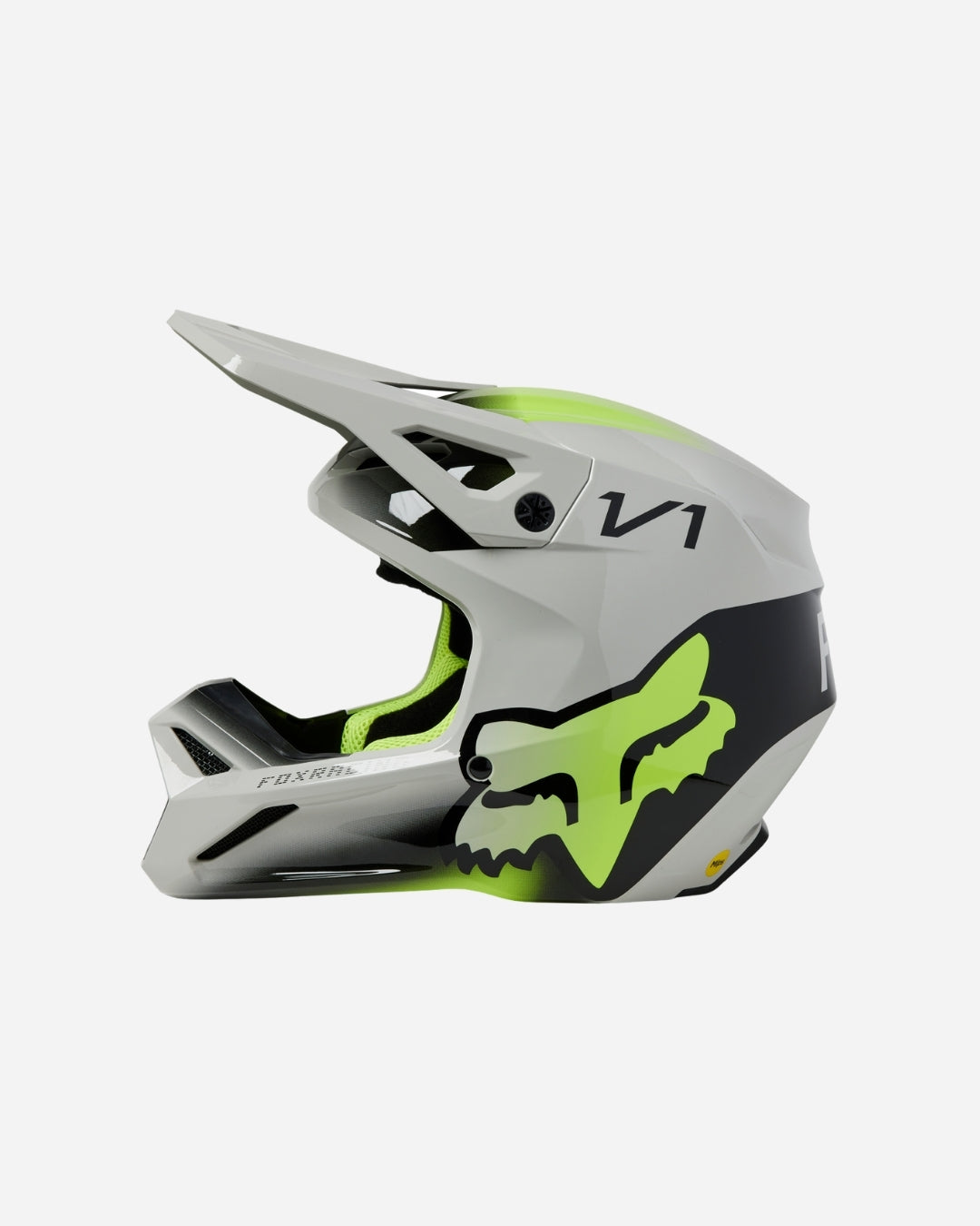 Casque enfant Fox Racing V1 Toxsyk - Gris acier