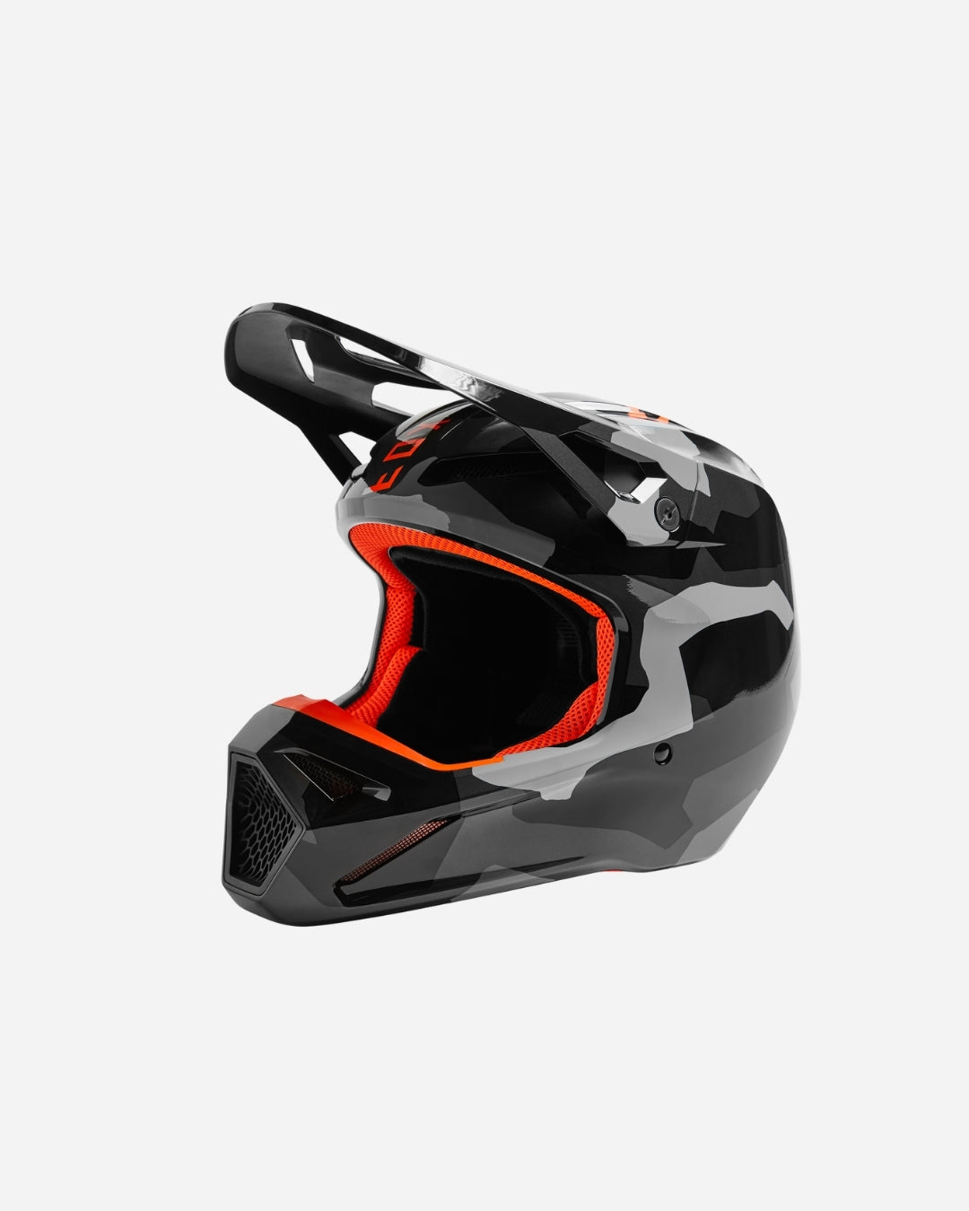 Casque enfant Fox Racing V1 Bnkr - Camo gris