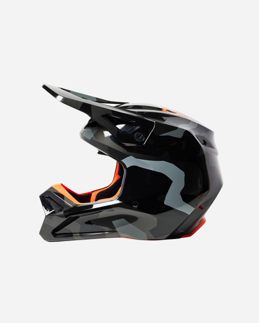 Casque enfant Fox Racing V1 Bnkr - Camo gris