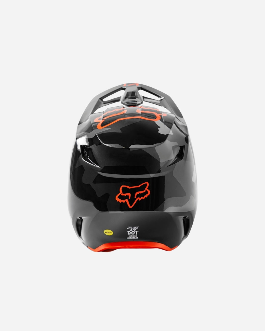 Casque enfant Fox Racing V1 Bnkr - Camo gris