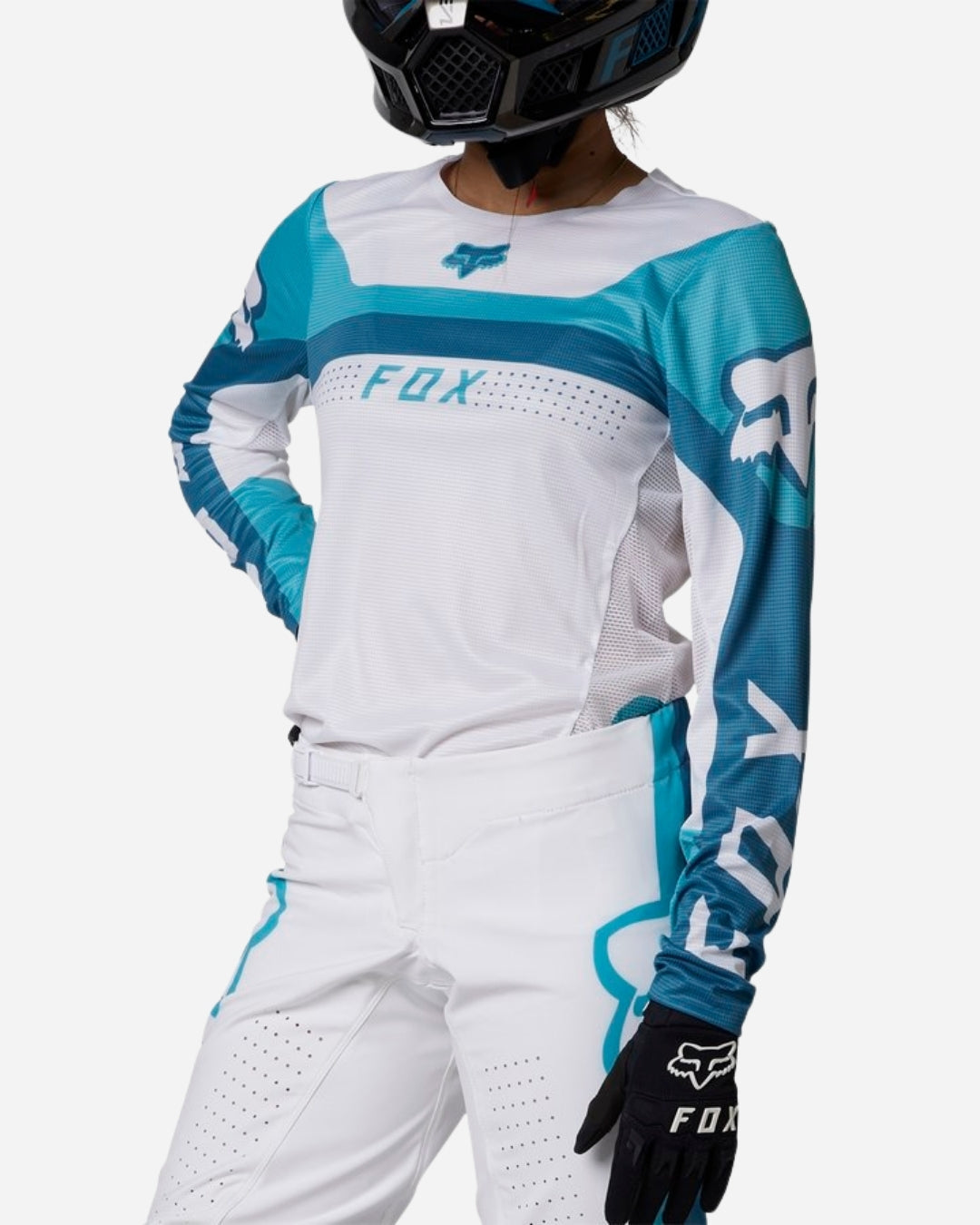 Maillot femme Fox Racing Flexair Efekt - Sarcelle
