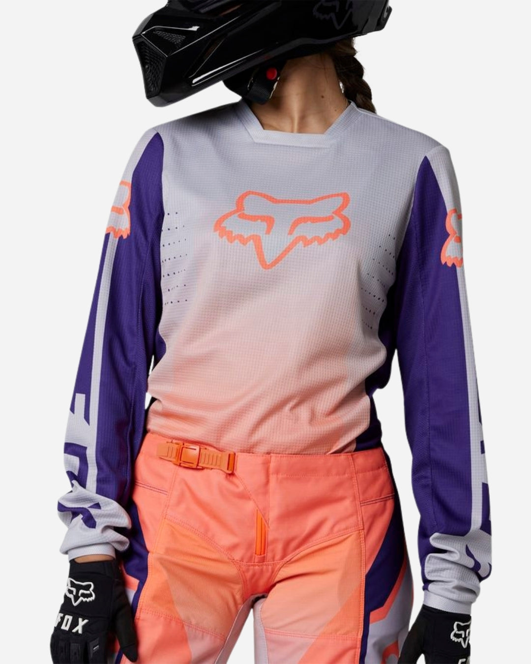 Maillot femme Fox Racing 180 Leed - Orange fluo