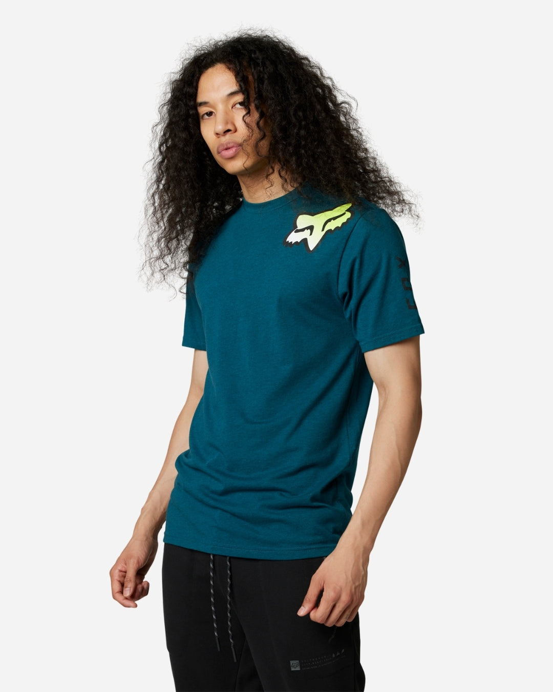 Fox Racing ToksYk Kurzarm-T-Shirt – Mitternachtsblau meliert