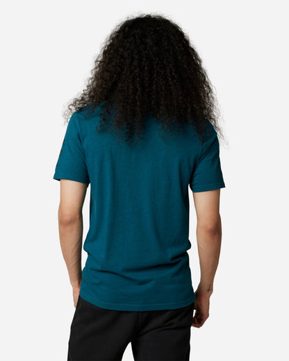 Fox Racing ToksYk Kurzarm-T-Shirt – Mitternachtsblau meliert