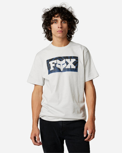 Fox Racing Nuklr Kurzarm-T-Shirt – Hellgrau