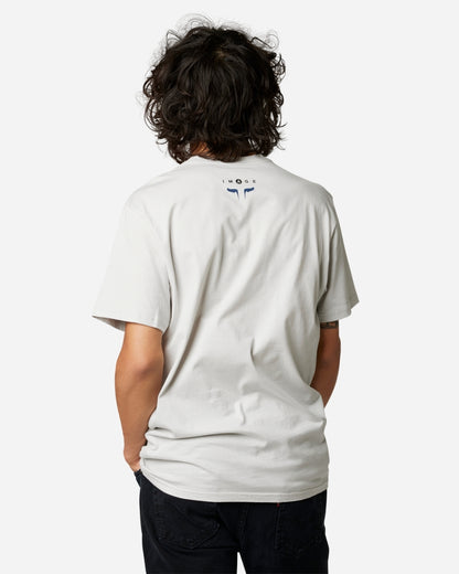 Fox Racing Nuklr Kurzarm-T-Shirt – Hellgrau