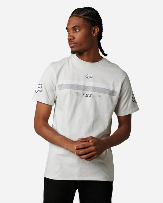 Fox Racing Efekt Kurzarm-T-Shirt – Hellgrau