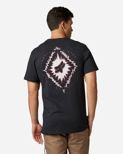 Fox Racing Still In Kurzarm-T-Shirt – Schwarz