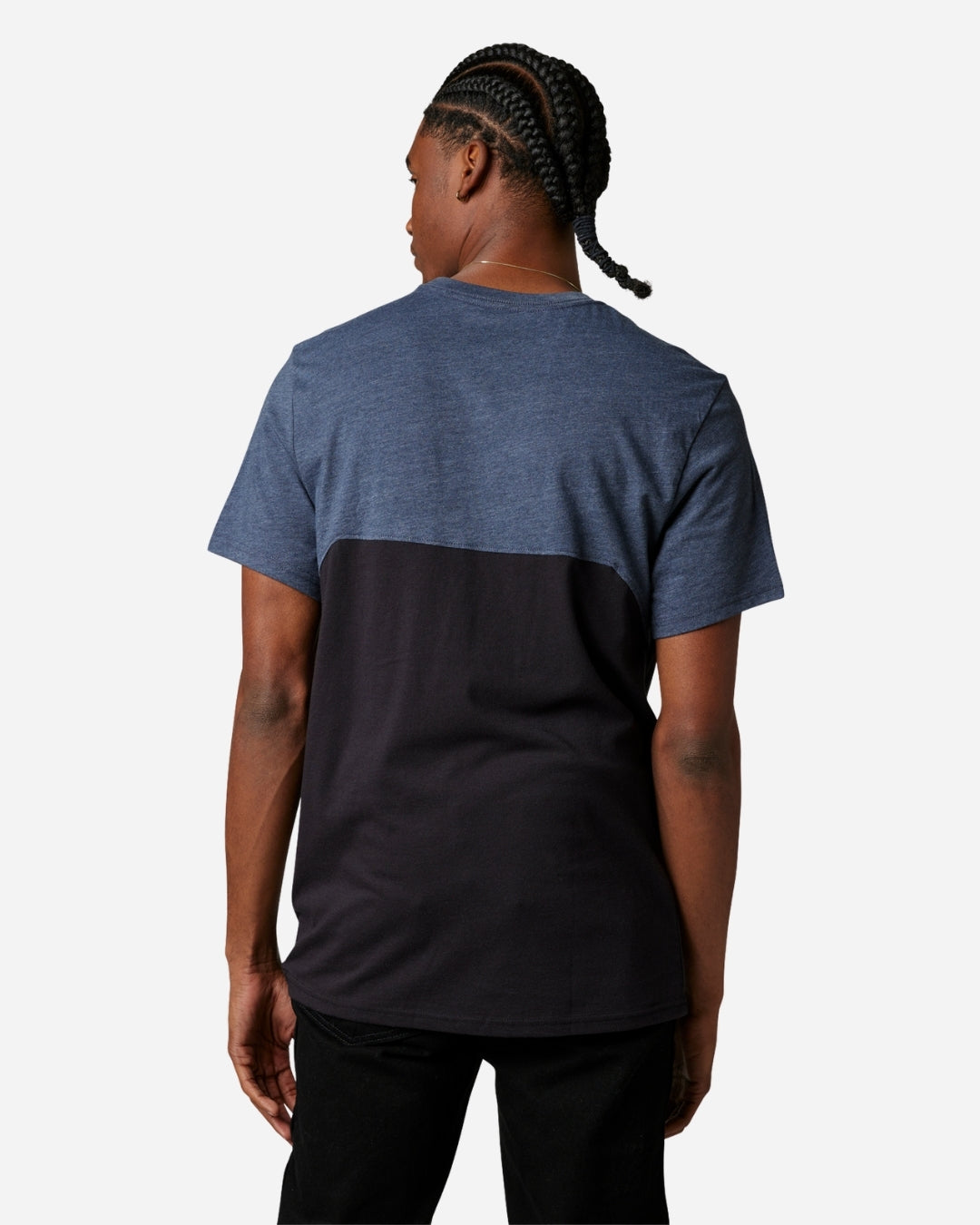 Fox Racing Ryaktr Kurzarm-T-Shirt – Tiefmeliertes Kobaltblau