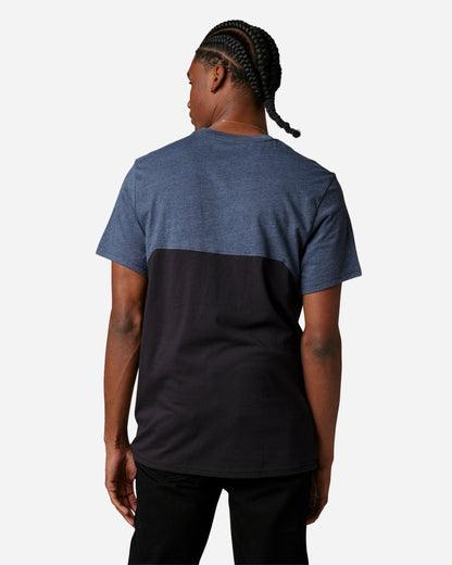 Fox Racing Ryaktr Kurzarm-T-Shirt – Tiefmeliertes Kobaltblau