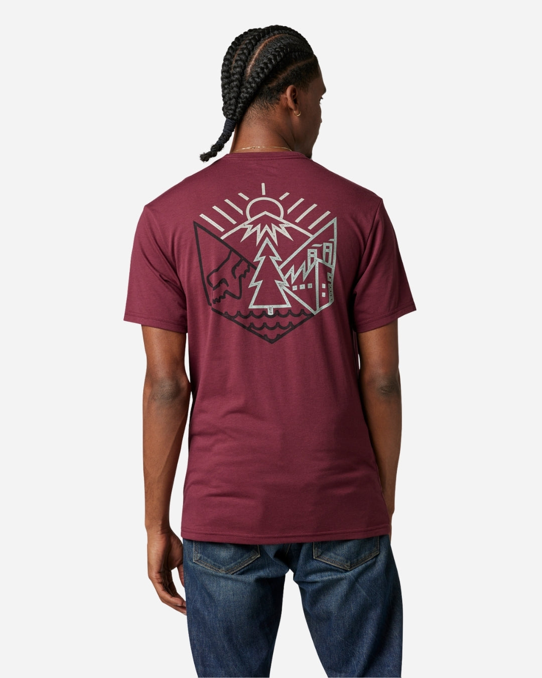 Fox Racing Caveaut short-sleeved technical T-shirt - Dark brown