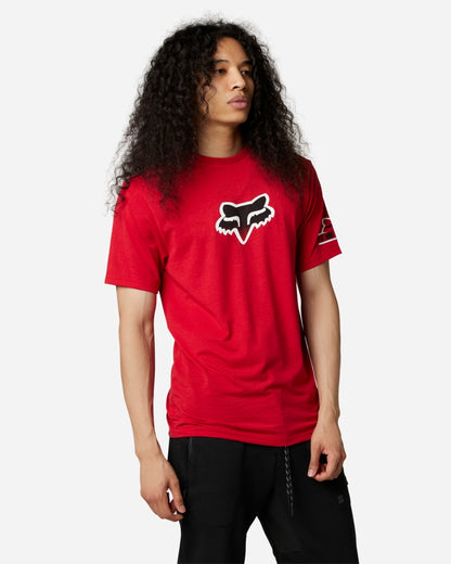 Fox Racing Vizen short-sleeved technical T-shirt - Fluorescent red