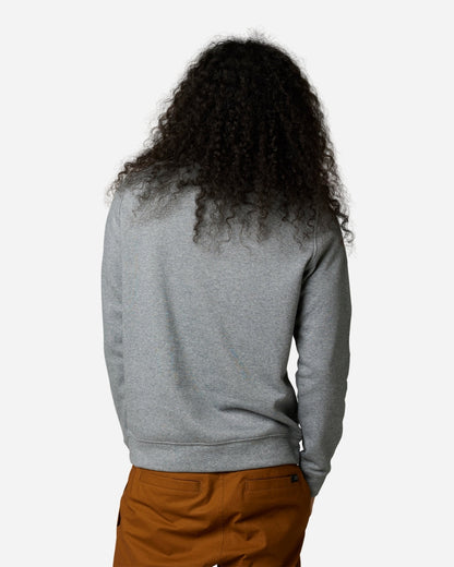 Sweat Col Rond DWR Fox Racing Base Over - Gris Chiné