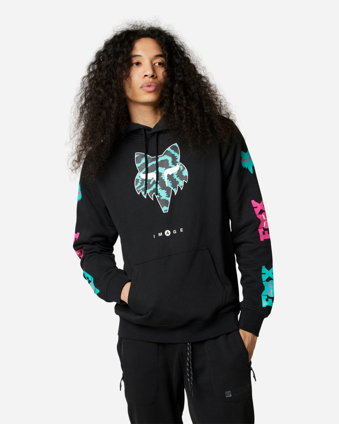 Sweat à Capuche Fox Racing Nuklr Head - Noir