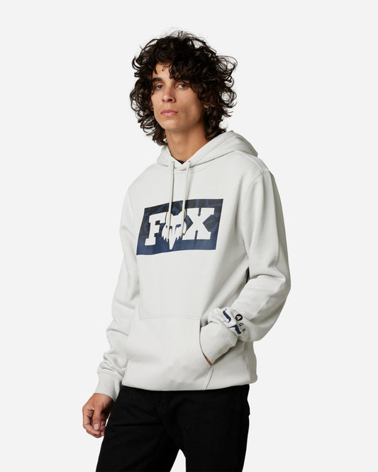 Sweat à Capuche Fox Racing Nuklr - Gris Clair