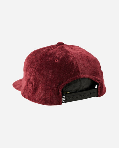 Casquette Snapback Fox Racing Fixated - Bordeaux Foncé