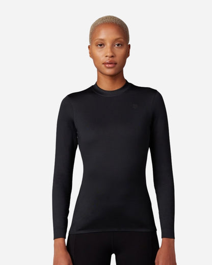 Damen Thermo-Langarmshirt Fox Racing Tecbase Fire - Schwarz