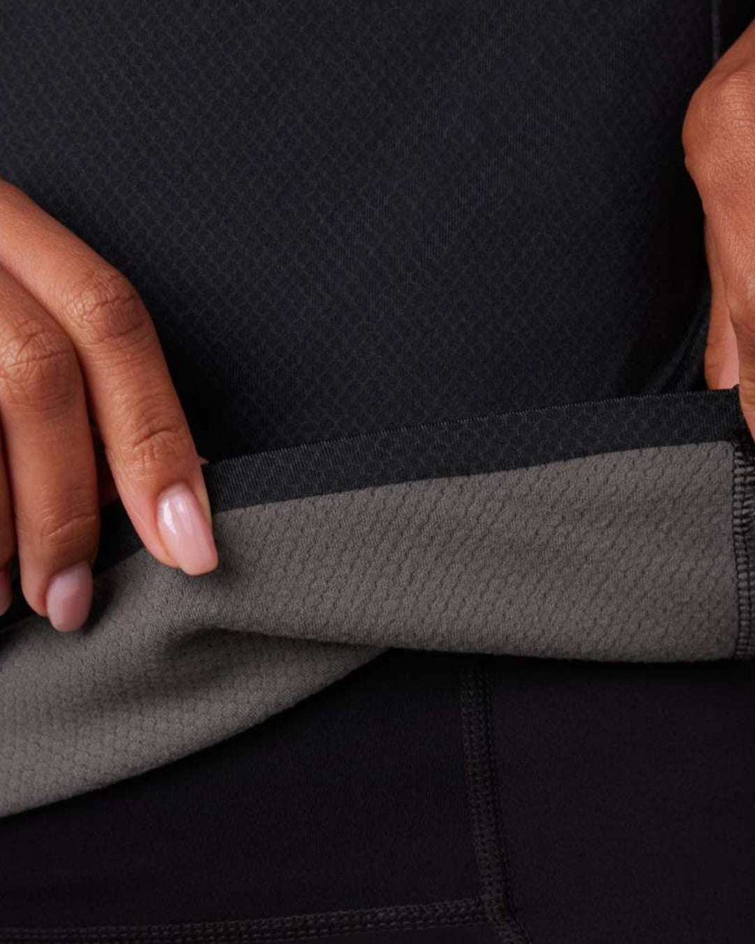 T-shirt Femme Fox Racing Tecbase Fire Manches Longues - Noir