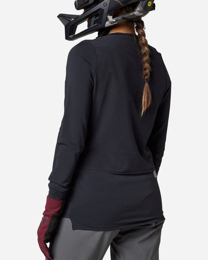 Maglia a maniche lunghe da donna Fox Racing Defend Thermal - Nera