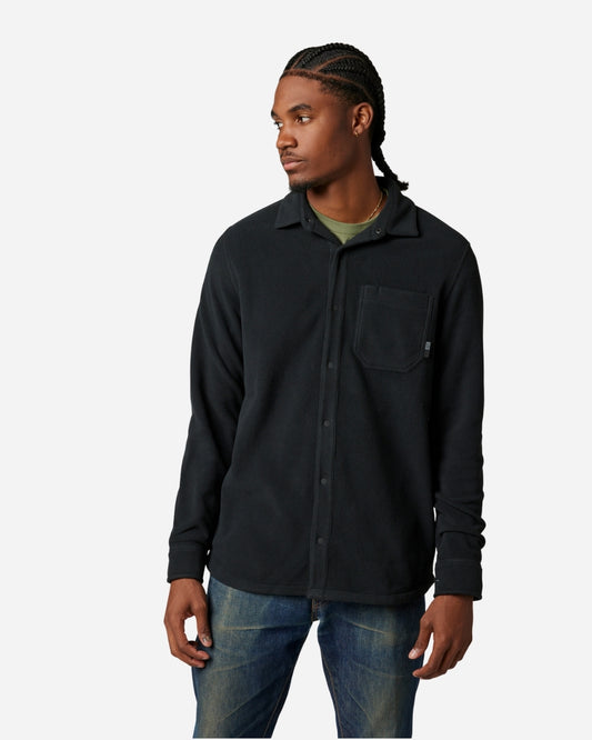 Chemise polaire tissée Fox Racing High Desert manches longues - Noir