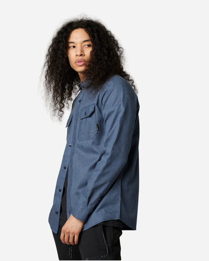 Chemise en flanelle Fox Racing Assembly Line - Marine chiné