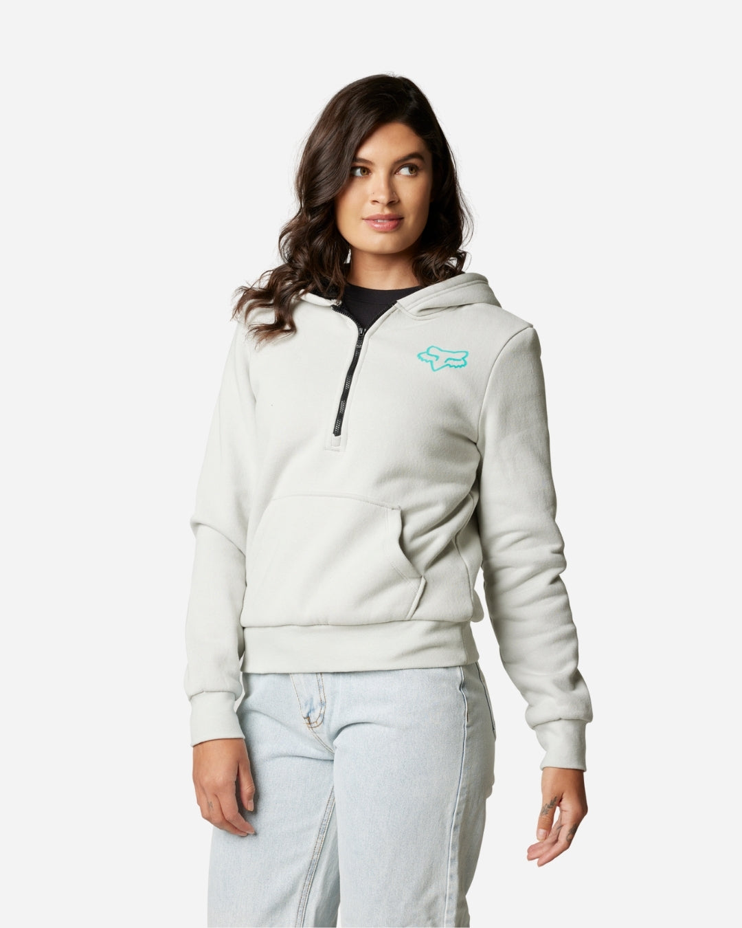 Sweat Sherpa Fox Racing Foxhead Sasquatch - Gris Clair