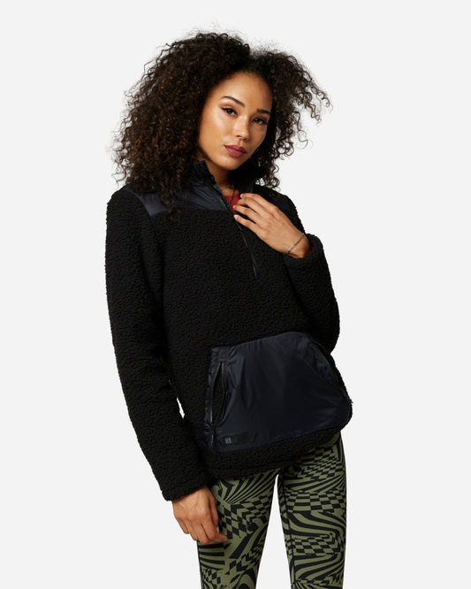 Sweat à Capuche Sherpa Fox Racing Geology - Noir