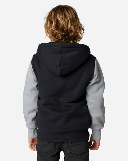 Sweat à capuche zippé Sherpa Enfant Fox Racing Leed - Noir