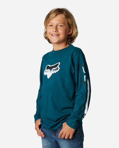 T-shirt maniche lunghe Bambino Fox Racing Vizen - Blu mélange