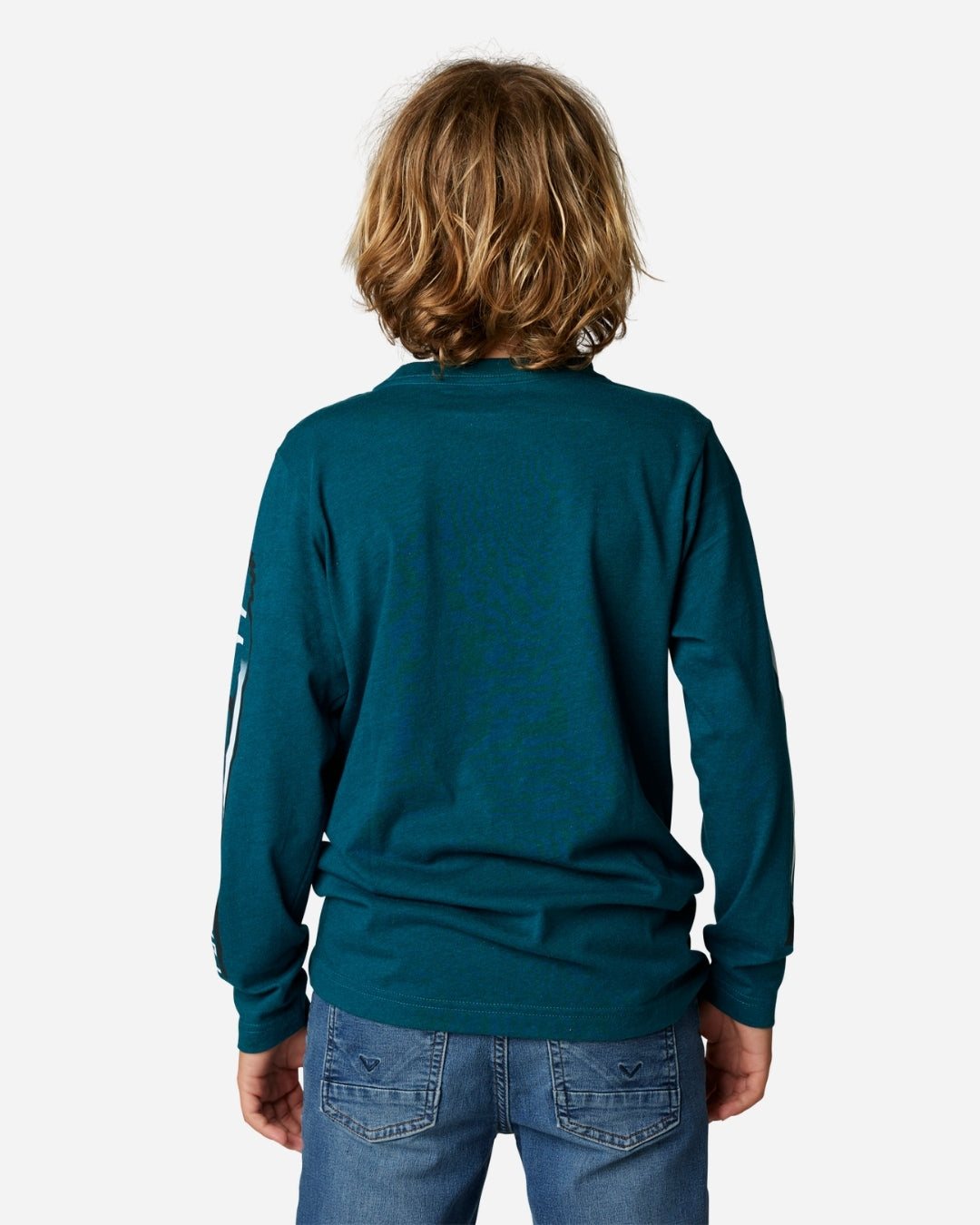 T-shirt maniche lunghe Bambino Fox Racing Vizen - Blu mélange