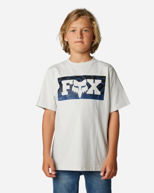 T-shirt Jeunes Fox Racing Nuklr manches courtes - Gris clair