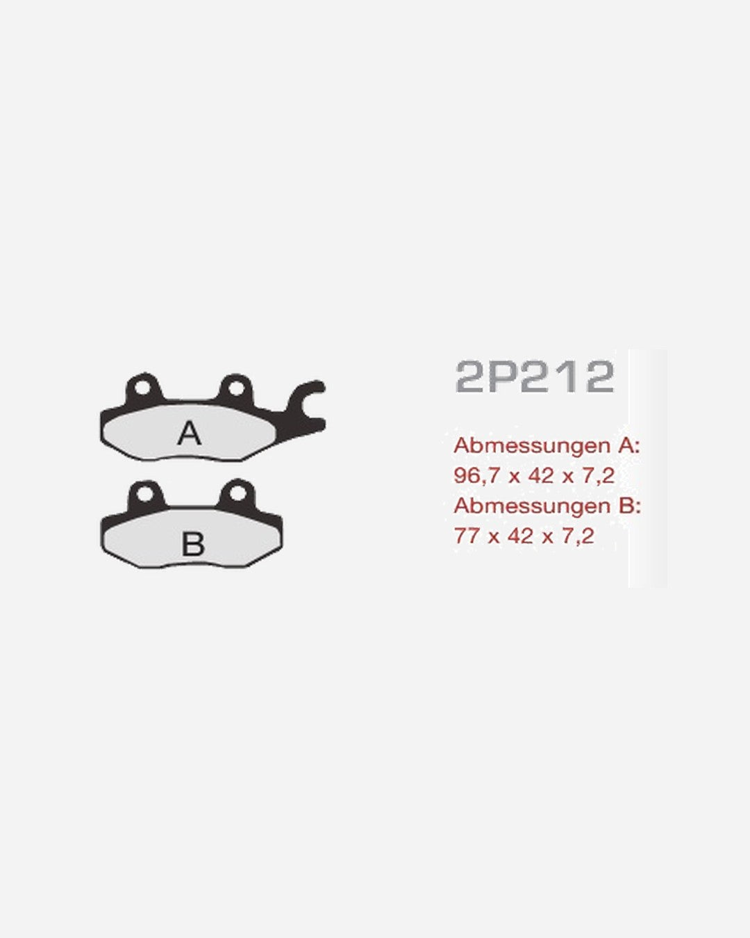 Plaquettes Nissin 2P-212RS