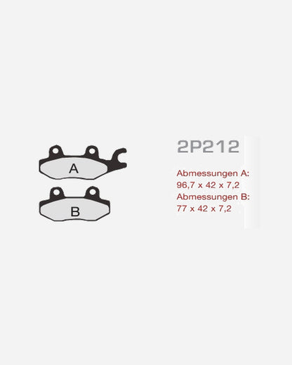 Plaquettes Nissin 2P-212RS
