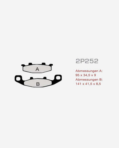 Plaquettes Nissin 2P-252