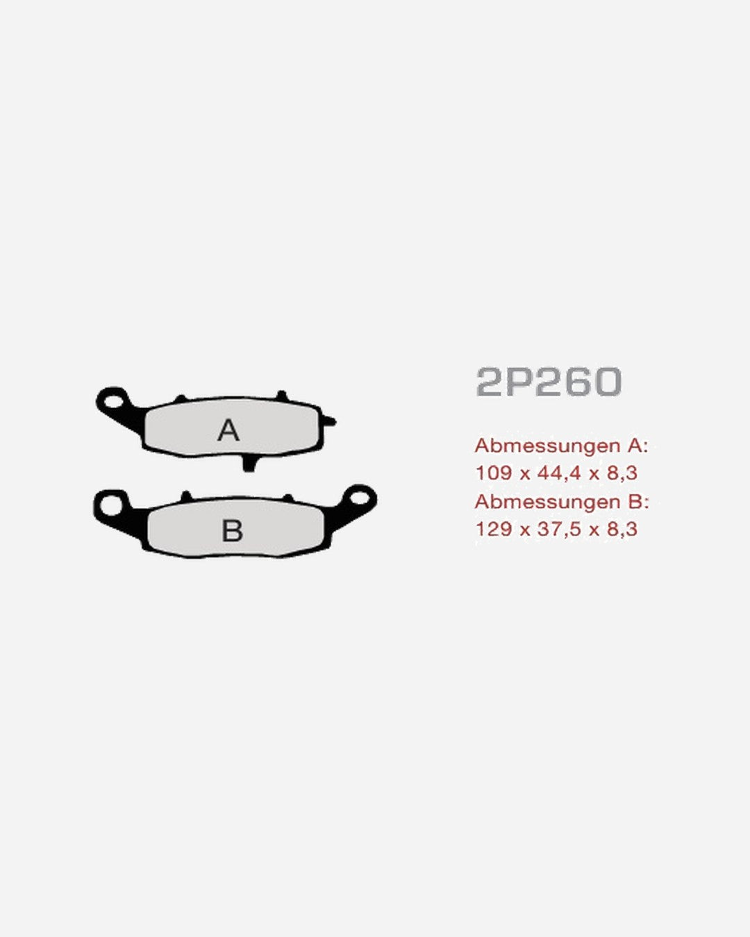 Plaquettes Nissin 2P-260