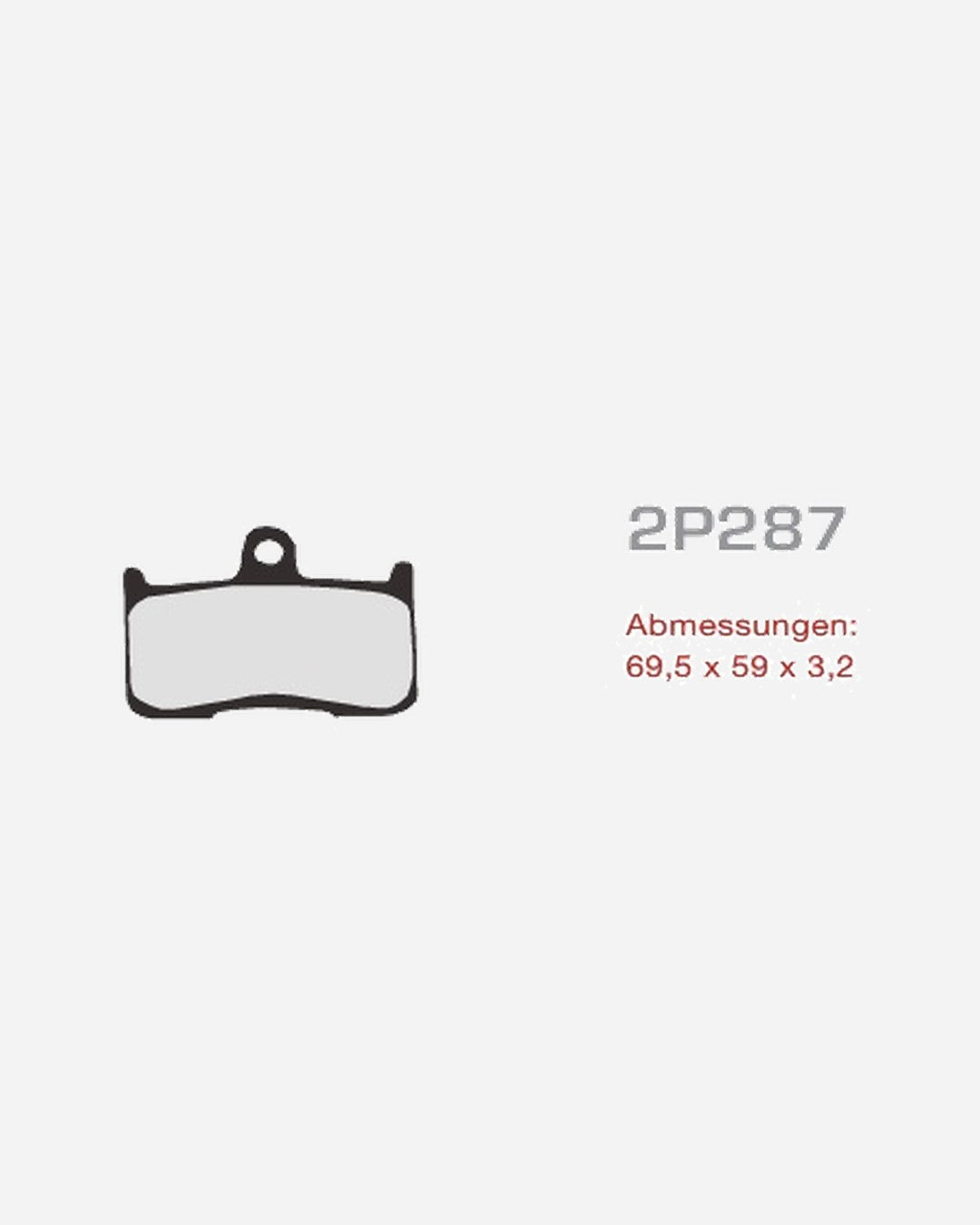 Plaquettes Nissin 2P-287ST