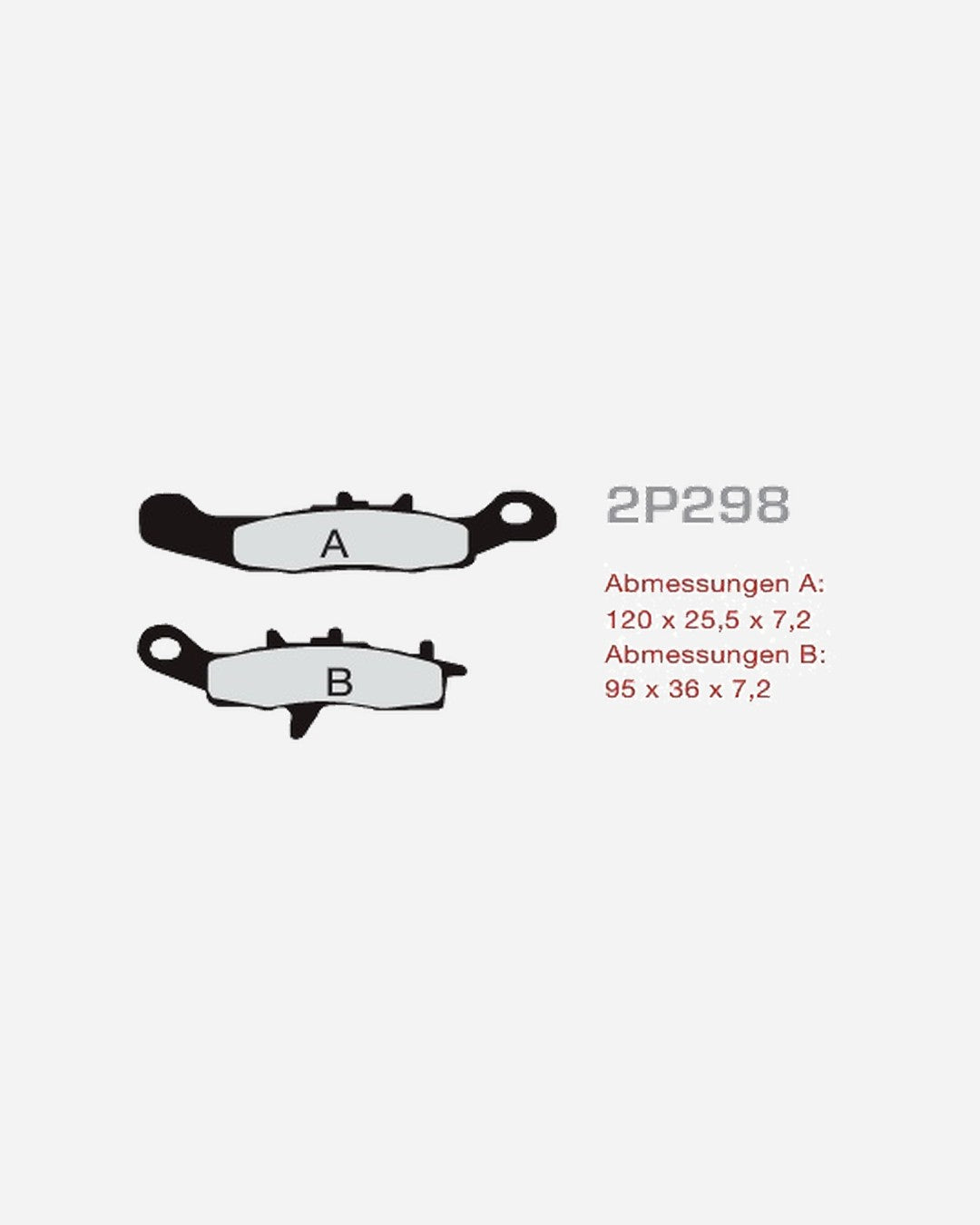 Plaquettes Nissin 2P-298STMX