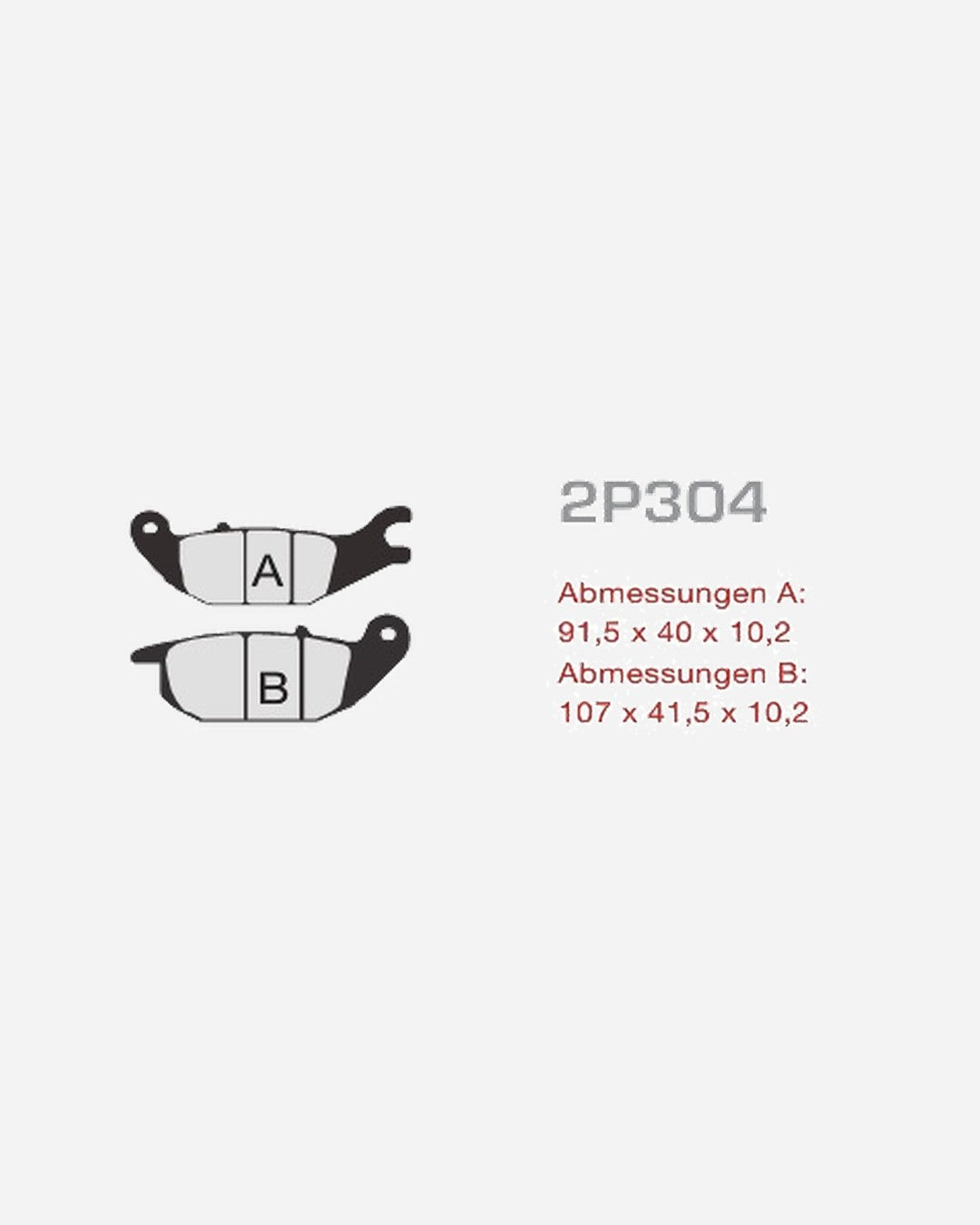 Plaquettes Nissin 2P-304NS