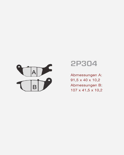 Plaquettes Nissin 2P-304NS