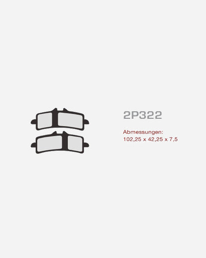 Plaquettes Nissin 2P-322ST