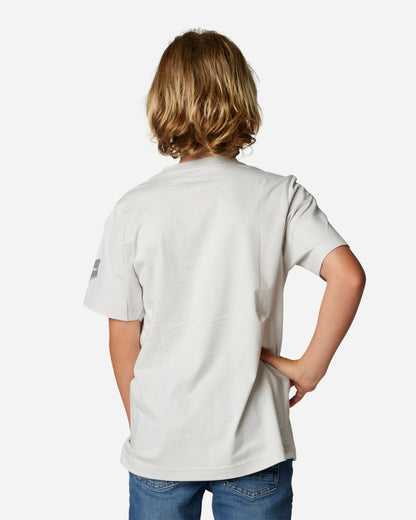 Kinder Kurzarm T-Shirt Fox Racing Detonate - Hellgrau