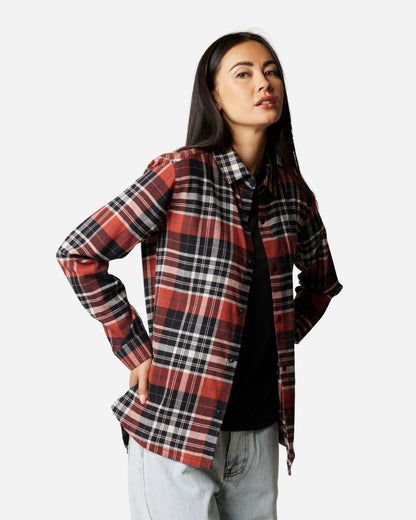 Hemd Fox Racing Foxlover Stretch Flannel - Grau
