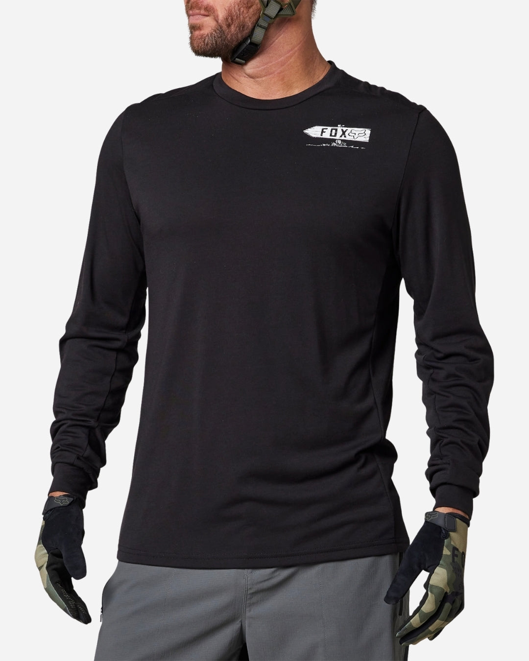 Maglia maniche lunghe Fox Racing Ranger DR - Nero