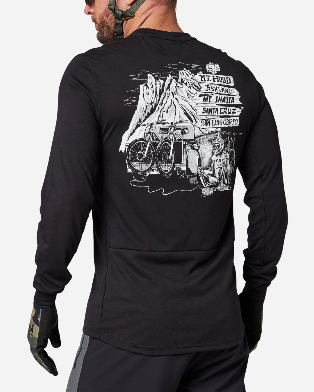 Maglia maniche lunghe Fox Racing Ranger DR - Nero