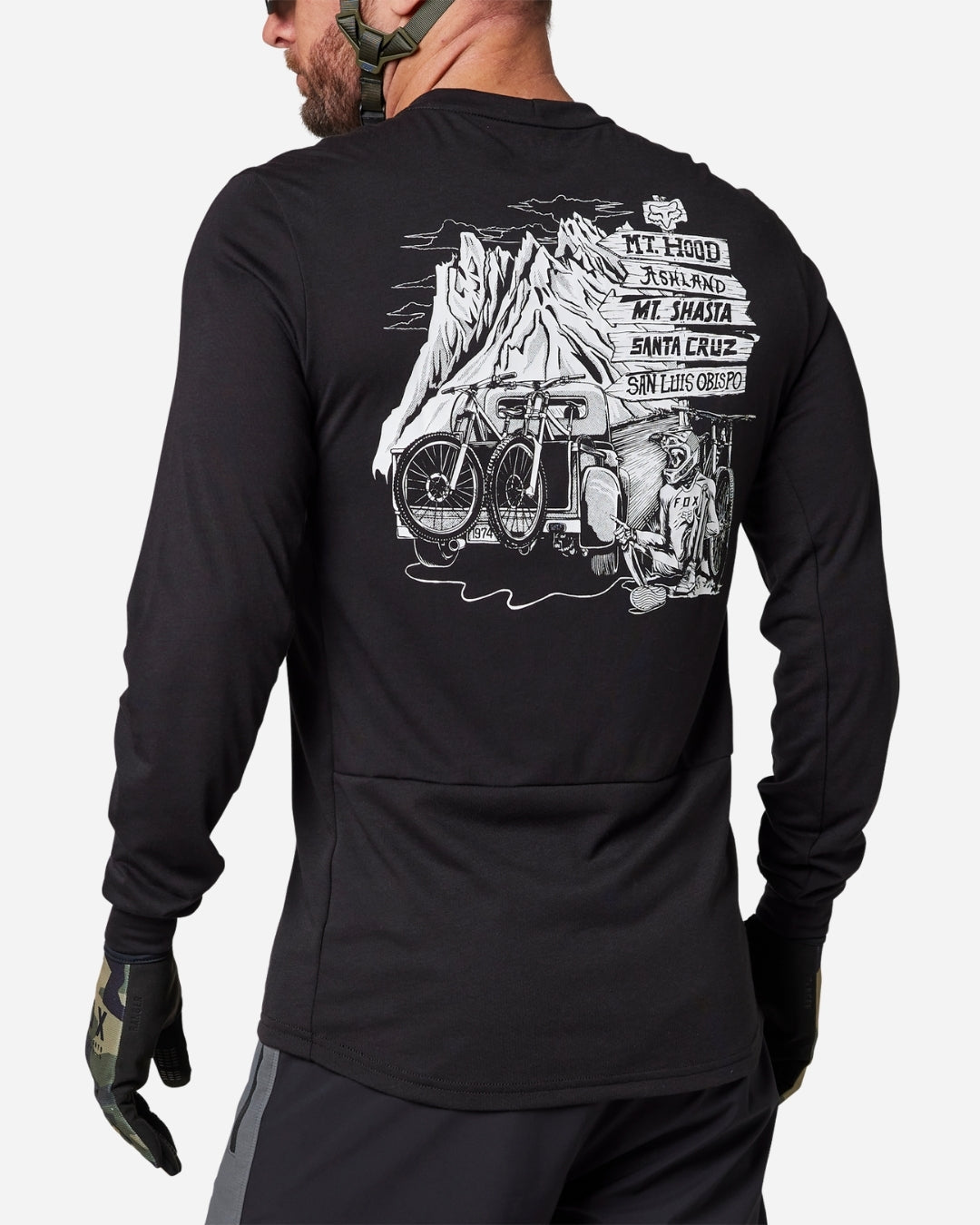 Maillot manches longues Fox Racing Ranger Drirelease - Noir