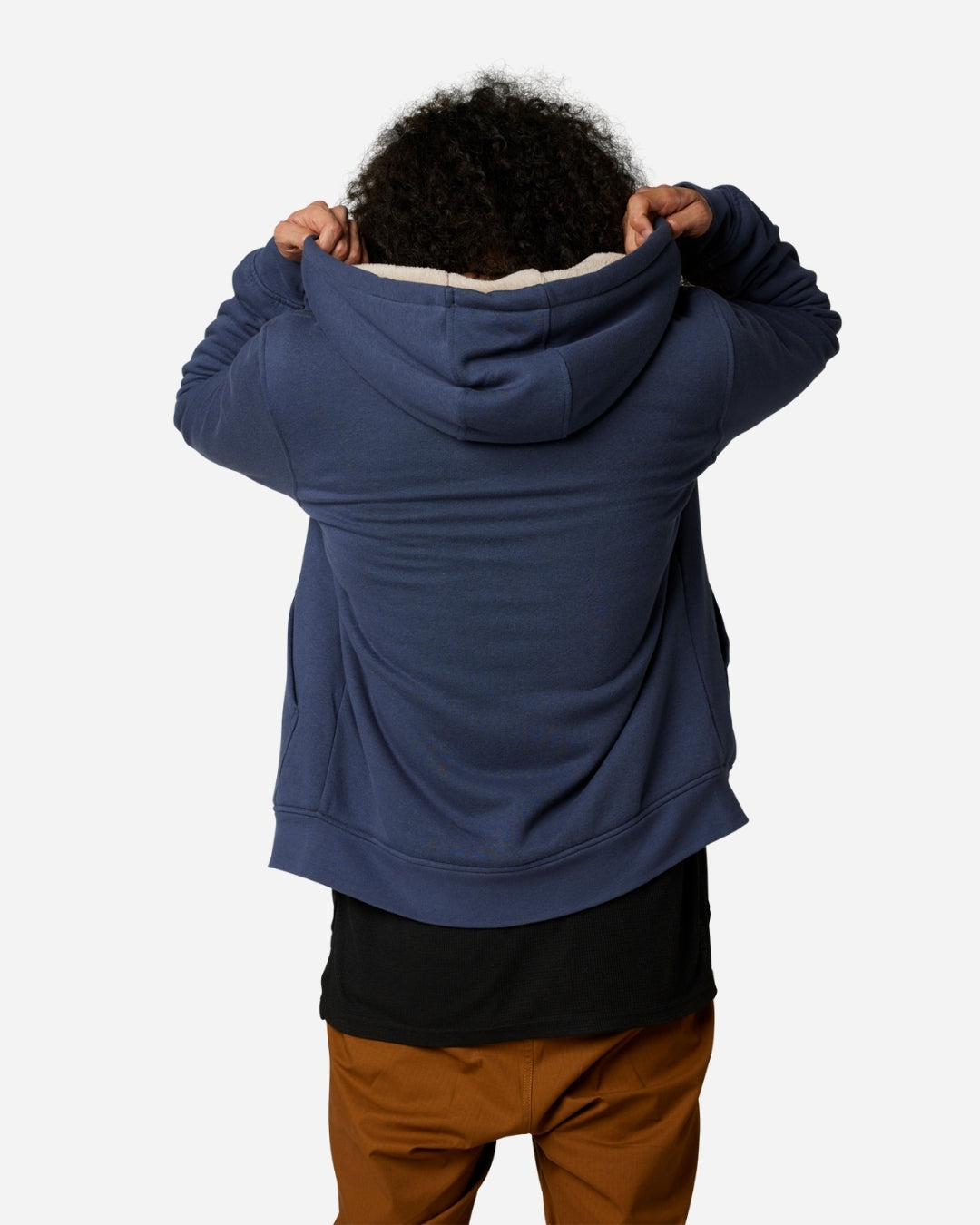 Sweat à capuche zippé Sherpa Fox Racing Geology Sasquatch - Cobalt Foncé